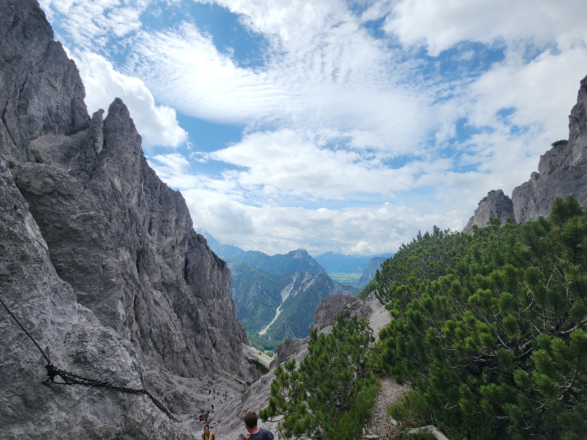 Austrian Alps limestone peaks