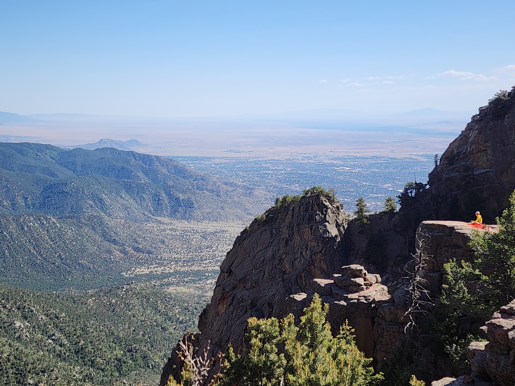 Sandia Mountains pinnacles and canyons